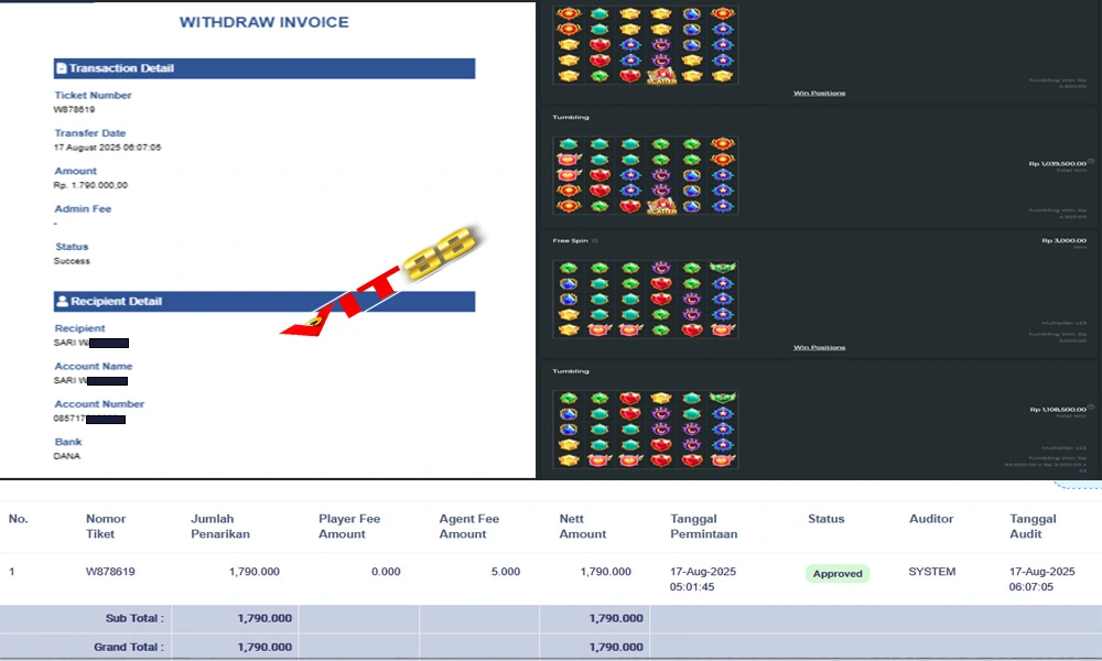 Bukti Withdraw Starlight Princess 1000: Sang Putri Cantik Beneran Bayar