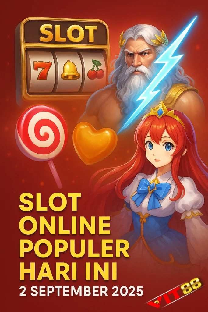 Slot Online Populer Hari Ini – 2 September 2025: Main Gacor, Maxwin Gampang!