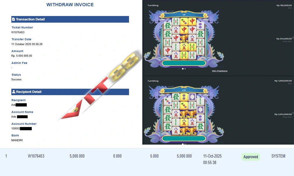 Bukti WD Slot Sabtu 11 Oktober 2025