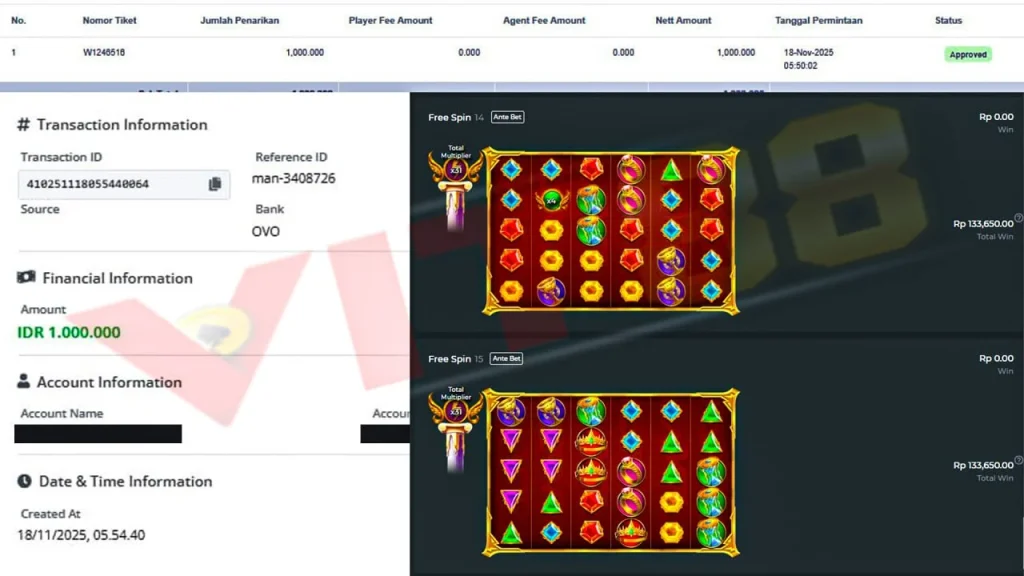 Bukti Kemenangan Slot Selasa 18 November 2025: Scatter Deras, Pengali Brutal, dan WD Ngebut di VIT88!
